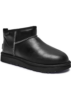 UGG Skórzane śniegowce Classic Ultra Mini | z dodatkiem wełny ze sklepu Gomez Fashion Store w kategorii Śniegowce damskie - zdjęcie 187058381