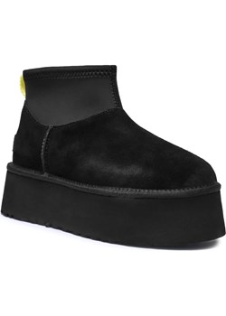 UGG Skórzane śniegowce Classic Mini Dipper | z dodatkiem wełny ze sklepu Gomez Fashion Store w kategorii Śniegowce damskie - zdjęcie 187058402