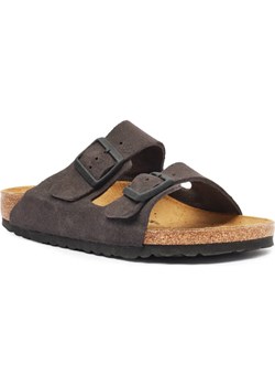Birkenstock Skórzane klapki Arizona | narrow fit - id: BR245W000008348 - marki BIRKENSTOCK - 187058452 Birkenstock Skórzane klapki Arizona | narrow fit ze sklepu Gomez Fashion Store w kategorii Klapki damskie - zdjęcie 187058452