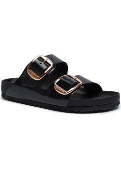 Birkenstock Skórzane klapki Arizona | narrow fit - id: BR245W000040003 - marki BIRKENSTOCK - 187058491 Birkenstock Skórzane klapki Arizona | narrow fit ze sklepu Gomez Fashion Store w kategorii Klapki damskie - zdjęcie 187058491