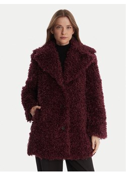DKNY Futro DLEMFW97 Bordowy Regular Fit ze sklepu MODIVO w kategorii Futra damskie - zdjęcie 187188133