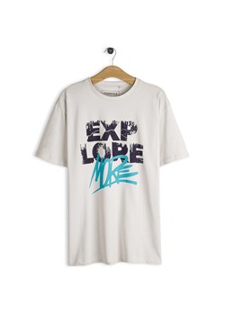 GATE Bawełniana koszulka z napisem S ze sklepu gateshop w kategorii T-shirty męskie - zdjęcie 187188713