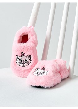 Sinsay - Pluszowe kapcie z haftem i ozdobną kokardą The Aristocats - różowy ze sklepu Sinsay w kategorii Kapcie dziecięce - zdjęcie 187190173
