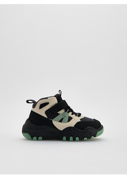 Reserved - Buty trekkingowe za kostkę - czarny - id: 348GT-99X - marki Reserved - 187191474 Reserved - Buty trekkingowe za kostkę - czarny ze sklepu Reserved w kategorii Buty sportowe dziecięce - zdjęcie 187191474