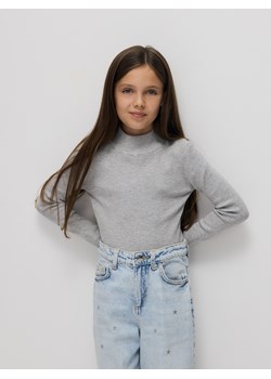 Reserved - Gładki sweter z wiskozy - jasnoszary - id: 804FH-09M - marki Reserved - 187191741 Reserved - Gładki sweter z wiskozy - jasnoszary ze sklepu Reserved w kategorii Swetry dziewczęce - zdjęcie 187191741