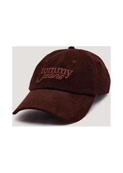 Tommy Jeans Sztruksowa bejsbolówka - id: TM255W000057Z78 - marki Tommy Jeans - 187192760 Tommy Jeans Sztruksowa bejsbolówka ze sklepu Gomez Fashion Store w kategorii Czapki z daszkiem damskie - zdjęcie 187192760