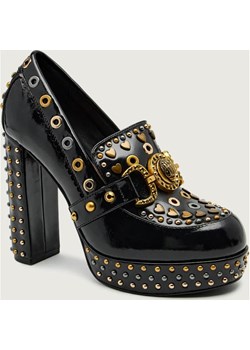 Kurt Geiger Skórzane czółenka na słupku MANSION - id: KG255W000124001 - marki Kurt Geiger - 187192771 Kurt Geiger Skórzane czółenka na słupku MANSION ze sklepu Gomez Fashion Store w kategorii Czółenka - zdjęcie 187192771