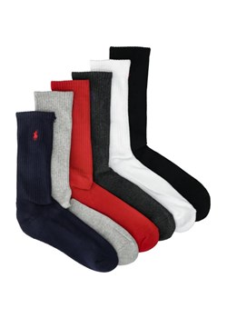 POLO RALPH LAUREN Skarpety 6-pack - id: PR205M000084AZ7 - marki Polo Ralph Lauren - 187192892 POLO RALPH LAUREN Skarpety 6-pack ze sklepu Gomez Fashion Store w kategorii Skarpetki męskie - zdjęcie 187192892