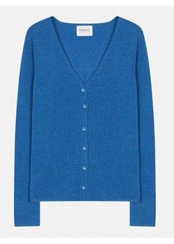 Perfect Cashmere Kaszmirowy kardigan &quot;Paige&quot; w kolorze niebieskim ze sklepu Limango Polska w kategorii Swetry damskie - zdjęcie 187195782