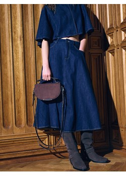 Mohito - Torebka z łańcuszkiem - ciemnobrązowy ze sklepu Mohito w kategorii Listonoszki - zdjęcie 187196134