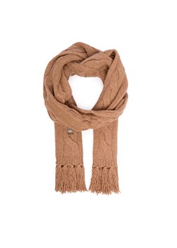 Szalik Polo Ralph Lauren 455981434003 Brązowy ze sklepu eobuwie.pl w kategorii Szaliki i chusty damskie - zdjęcie 187196844