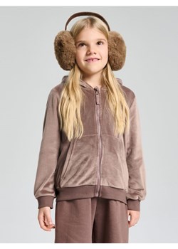 Sinsay - Bluza zip hoodie - brązowy - id: 090GC-84X - marki Sinsay - 187200160 Sinsay - Bluza zip hoodie - brązowy ze sklepu Sinsay w kategorii Bluzy dziewczęce - zdjęcie 187200160
