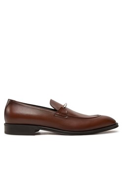 BOSS Loafersy Derrek Loaf buvphw 50516463 Brązowy ze sklepu MODIVO w kategorii Półbuty męskie - zdjęcie 187201214