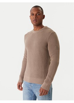 JOOP! Jeans Sweter Harono 30047662 Beżowy Modern Fit ze sklepu MODIVO w kategorii Swetry męskie - zdjęcie 187201230