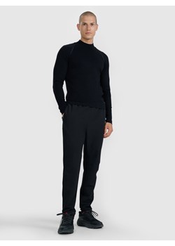 Męski longsleeve do biegania 4F 4FWAW25TFLOM417 - czarny ze sklepu Sportstylestory.com w kategorii T-shirty męskie - zdjęcie 187202422