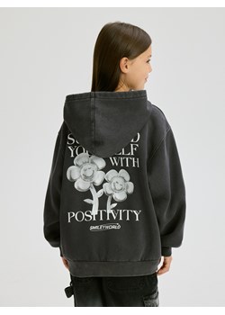 Reserved - Bluza SmileyWorld® - ciemnoszary ze sklepu Reserved w kategorii Bluzy dziewczęce - zdjęcie 187202733