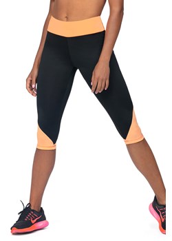 Legginsy fitness Reviver L9035/0 czarny ze sklepu kontri.pl w kategorii Spodnie damskie - zdjęcie 187206993