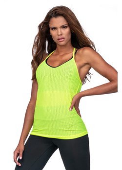 Top fitness Reviver L5158/0 neonowy zółty ze sklepu kontri.pl w kategorii Bluzki damskie - zdjęcie 187207052