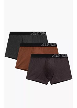 Atlantic 3-pack bokserki męskie 3MH-226-SZMC/CEMC/BRM, Kolor brązowo-szary, Rozmiar 2XL, ATLANTIC ze sklepu Primodo w kategorii Majtki męskie - zdjęcie 187209142