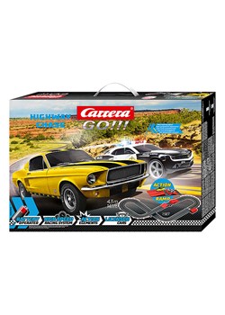 Carrera Tor wyścigowy "CARRERA GO!!! BATTERY OPERATED - Highway Chase" - 5+ - id: 16096555 - marki Carrera - 187209621 Carrera Tor wyścigowy "CARRERA GO!!! BATTERY OPERATED - Highway Chase" - 5+ ze sklepu Limango Polska w kategorii Zabawki - zdjęcie 187209621