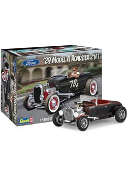 Revell Model &quot;1929 Ford Model A Roadster&quot; w kolorze czarnym do złożenia - 13+ ze sklepu Limango Polska w kategorii Zabawki - zdjęcie 187210260