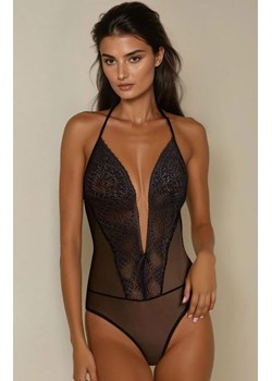 Czarne body damskie Drosera, Kolor czarny, Rozmiar L/XL, Passion - id: 183915 - marki Passion - 187210853 Czarne body damskie Drosera, Kolor czarny, Rozmiar L/XL, Passion ze sklepu Intymna w kategorii Body damskie - zdjęcie 187210853