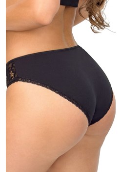Dona bawełniane figi damskie czarne z koronką 218, Kolor czarny, Rozmiar S, Donna - id: 221376 - marki Donna - 187210900 Dona bawełniane figi damskie czarne z koronką 218, Kolor czarny, Rozmiar S, Donna ze sklepu Intymna w kategorii Majtki damskie - zdjęcie 187210900