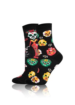 Długie skarpetki męskie S134D Mureto, Kolor czarny-wzór, Rozmiar 41-43, Italian Fashion - id: 221274 - marki Italian Fashion - 187211382 Długie skarpetki męskie S134D Mureto, Kolor czarny-wzór, Rozmiar 41-43, Italian Fashion ze sklepu Intymna w kategorii Skarpetki męskie - zdjęcie 187211382