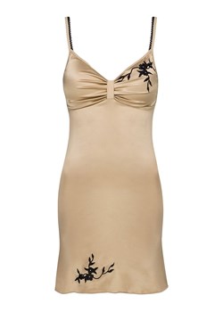 Zmysłowa koszulka nocna damska złota z figami Arachne LC 18006, Kolor złoty, Rozmiar S, LivCo Corsetti Fashion ze sklepu Intymna w kategorii Koszule nocne - zdjęcie 187211392