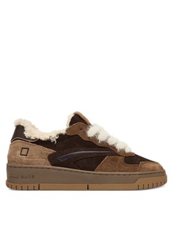 Sneakersy D.A.T.E. Torneo Pure Mono W431-TP-MN Brązowy ze sklepu eobuwie.pl w kategorii Buty sportowe damskie - zdjęcie 187213073