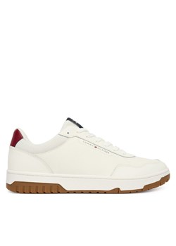 Tommy Hilfiger Sneakersy Th Basket Core Lite Lth FM0FM05713 Biały ze sklepu MODIVO w kategorii Buty sportowe męskie - zdjęcie 187213682