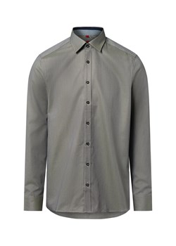 Finshley & Harding Męska koszula biznesowa Mężczyźni Slim Fit Bawełna jodłowy wzorzysty ze sklepu vangraaf w kategorii Koszule męskie - zdjęcie 187214571