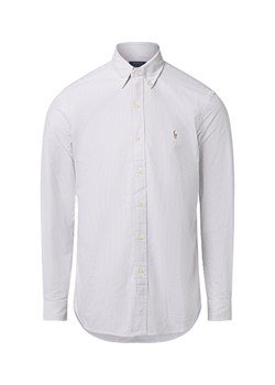 Polo Ralph Lauren Męska koszula casual Mężczyźni Modern Fit Bawełna biały w paski - id: 792276-0001-09900 - marki Polo Ralph Lauren - 187214574 Polo Ralph Lauren Męska koszula casual Mężczyźni Modern Fit Bawełna biały w paski ze sklepu vangraaf w kategorii Koszule męskie - zdjęcie 187214574