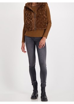 Monari Damska kamizelka ze sztucznego futra Kobiety kasztanowy jednolity ze sklepu vangraaf w kategorii Kamizelki damskie - zdjęcie 187214591