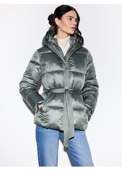 Mohito - Pikowana zielona kurtka - ciemny zielony ze sklepu Mohito w kategorii Kurtki damskie - zdjęcie 187216442