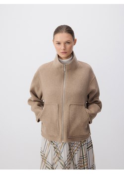 Reserved - Kurtka z wełną - beżowy ze sklepu Reserved w kategorii Kurtki damskie - zdjęcie 187216971