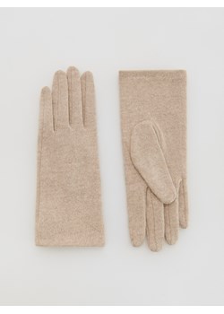 Reserved - Rękawiczki z wełną - kremowy ze sklepu Reserved w kategorii Rękawiczki damskie - zdjęcie 187219421