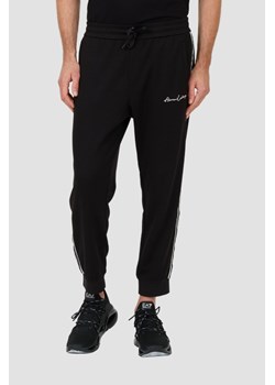 ARMANI EXCHANGE Czarne męskie spodnie dresowe, Rozmiar XXL - id: 7163 - marki Armani Exchange - 187219770 ARMANI EXCHANGE Czarne męskie spodnie dresowe, Rozmiar XXL ze sklepu outfit.pl w kategorii Spodnie męskie - zdjęcie 187219770