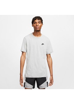 T-shirt męski Nike Club - Szary - id: 34400833561new - marki Nike - 187219933 T-shirt męski Nike Club - Szary ze sklepu Nike poland w kategorii T-shirty męskie - zdjęcie 187219933
