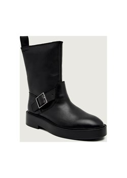 Calvin Klein Skórzane bikery - id: CK255W000142A23 - marki Calvin Klein - 187220003 Calvin Klein Skórzane bikery ze sklepu Gomez Fashion Store w kategorii Workery damskie - zdjęcie 187220003