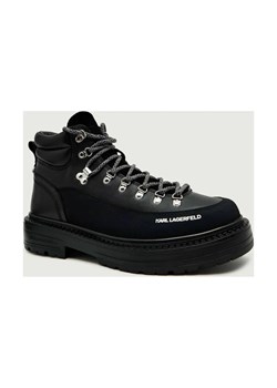 Karl Lagerfeld Skórzane buty trekkingowe MILES HIKER - id: KL255M000155000 - marki Karl Lagerfeld - 187220013 Karl Lagerfeld Skórzane buty trekkingowe MILES HIKER ze sklepu Gomez Fashion Store w kategorii Buty trekkingowe męskie - zdjęcie 187220013