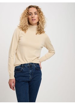 Cross Jeans Golf w kolorze beżowym ze sklepu Limango Polska w kategorii Swetry damskie - zdjęcie 187221451
