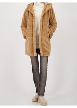 Monari Damski pluszowy płaszcz futrzany - Ciao Bella Kobiety Sztuczne włókno wielbłądzi jednolity ze sklepu vangraaf w kategorii Płaszcze damskie - zdjęcie 187222611