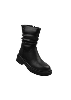 Stylowe, ocieplane trzewiki damskie Cambell 25-60316, czarne ze sklepu ulubioneobuwie w kategorii Botki - zdjęcie 187224002