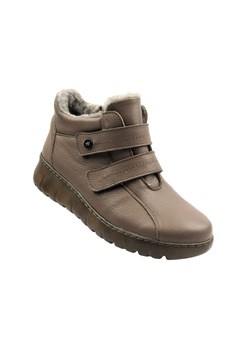 Botki damskie polskiej marki HELIOS Komfort 783, khaki ze sklepu ulubioneobuwie w kategorii Botki - zdjęcie 187224010
