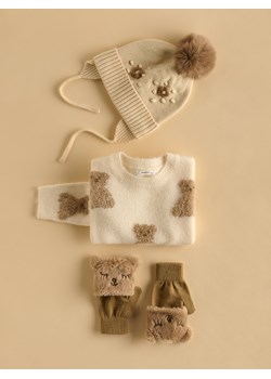 Reserved - Sweter z misiem - złamana biel - id: 780FH-01X - marki Reserved - 187224290 Reserved - Sweter z misiem - złamana biel ze sklepu Reserved w kategorii Swetry dziewczęce - zdjęcie 187224290