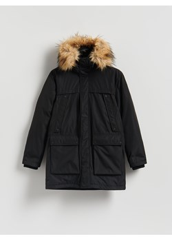 Reserved - Kurtka parka z kapturem - czarny ze sklepu Reserved w kategorii Kurtki męskie - zdjęcie 187225864
