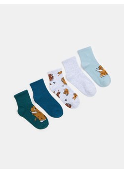 Sinsay - Skarpetki ze wzorkiem 5 pack - wielobarwny - id: 236GS-MLC - marki Sinsay - 187226403 Sinsay - Skarpetki ze wzorkiem 5 pack - wielobarwny ze sklepu Sinsay w kategorii Skarpetki dziecięce - zdjęcie 187226403
