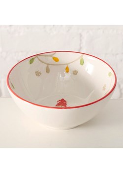 Boltze Miska "Noelo" w kolorze biało-czerwono-żółtym na musli - Ø 14 cm - id: 17770948 - marki Boltze - 187226561 Boltze Miska "Noelo" w kolorze biało-czerwono-żółtym na musli - Ø 14 cm ze sklepu Limango Polska w kategorii Naczynia - zdjęcie 187226561