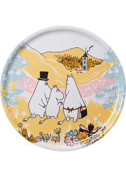 Moomin Talerz "Family Time" w kolorze pomarańczowym ze wzorem do serwowania - Ø 35 cm - id: 17815876 - marki MOOMIN - 187226703 Moomin Talerz "Family Time" w kolorze pomarańczowym ze wzorem do serwowania - Ø 35 cm ze sklepu Limango Polska w kategorii Misy i tace dekoracyjne - zdjęcie 187226703